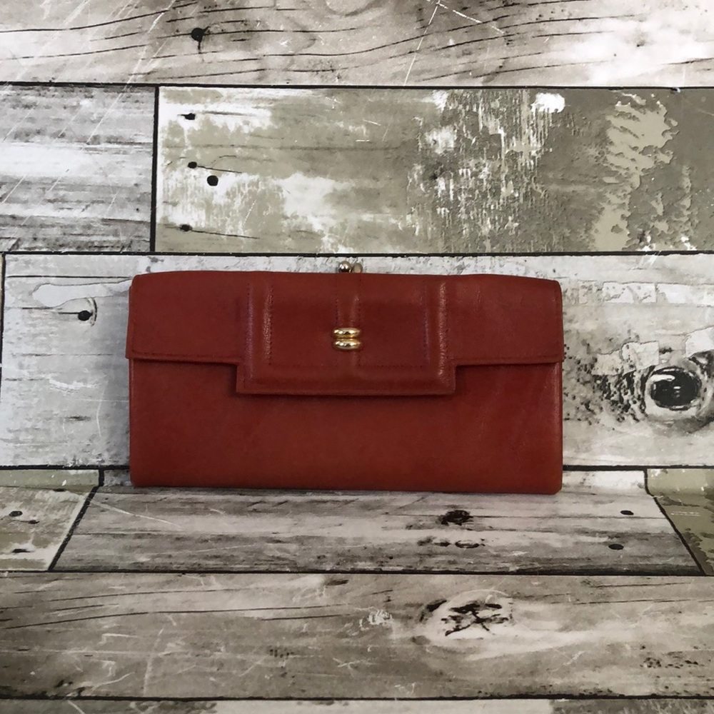 Vintage Red Leather Coin Purse/Wallet
